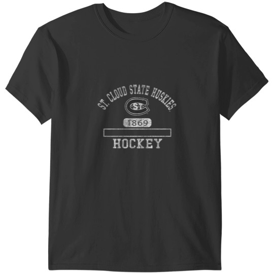 Discover st cloud state huskies hockey vintage logo pullover T-Shirts