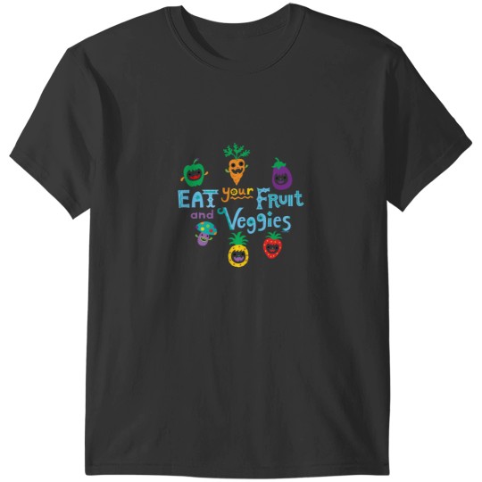 Discover eat your fruit and veggies llFitted T-Shirts