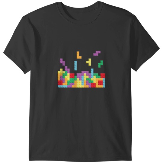 Discover Bright tetris blocks. T-Shirts