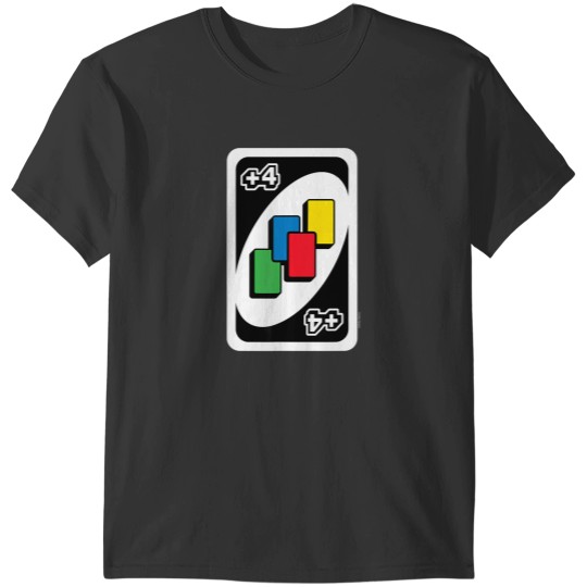 Discover uno draw four t T-Shirts