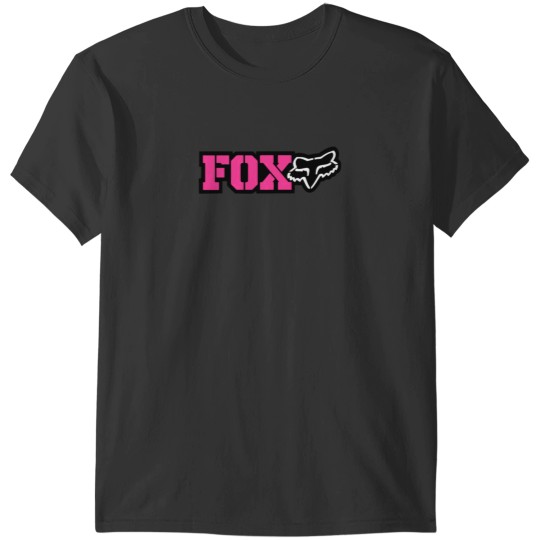 Discover New foxracing logo pink T-Shirts