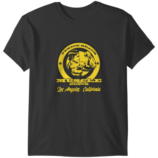 Discover Arnold Schzenegger Muscle Beach T-Shirts