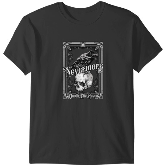 Discover Edgar Allen Poe The Raven Nevermore T-Shirts