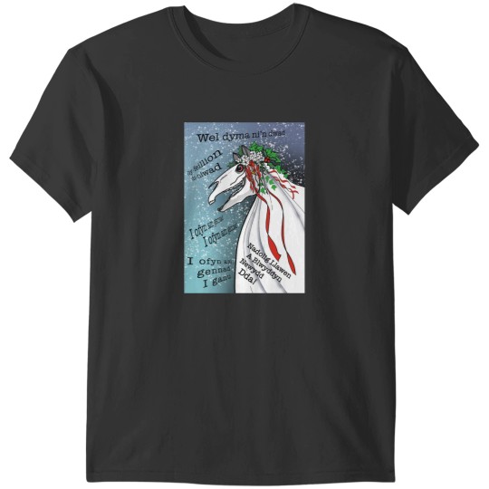 Discover Mari Lwyd Pwnco Yule Long T-Shirts