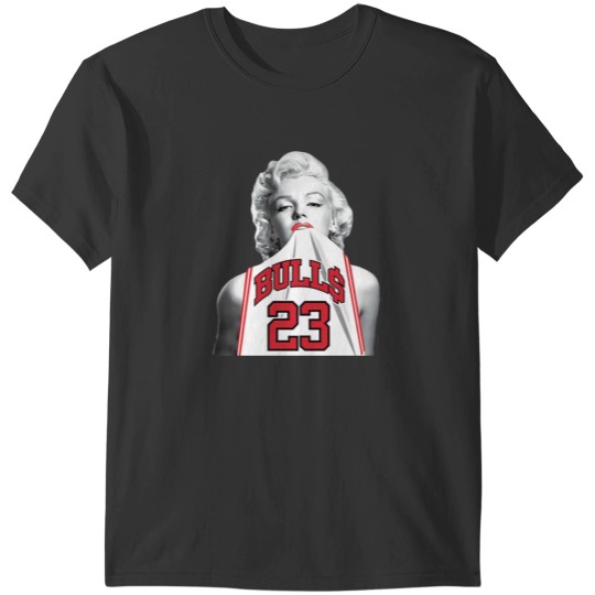 Discover Marilyn Monroe Bulls 23  Jersey T-Shirts