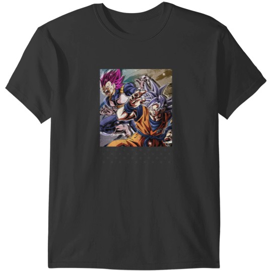 Discover Goku ultra instinct and Vegeta ultra ego T-Shirts