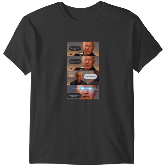 Discover Dark Brandon Funny Meme Pro Biden T-Shirt