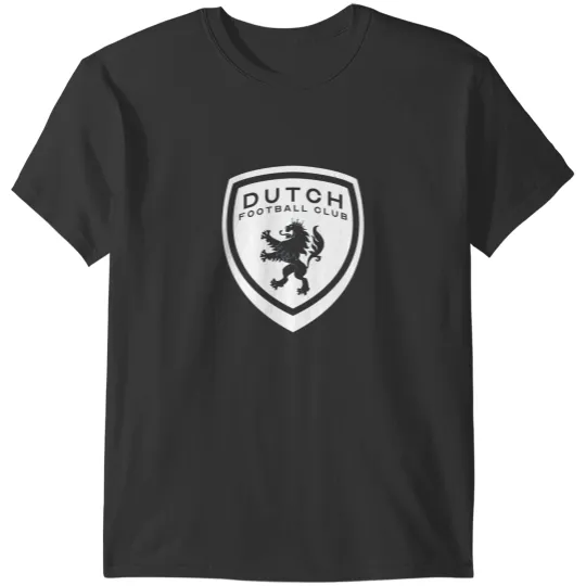 Discover Dutch FC Shield  White T-Shirts