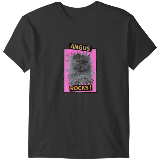 Discover Angus Rocks Cats australian, band T-Shirts