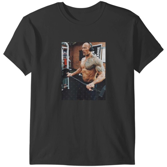 Discover dwayne the rock johnson gym T-Shirts