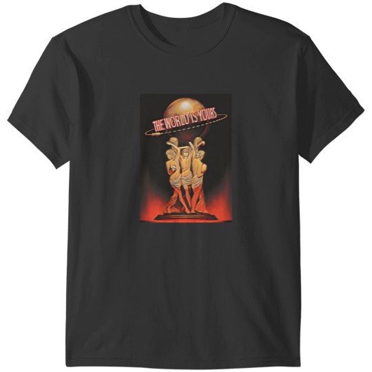 Discover Scarface The World Is Yours Statue 3 T-Shirts