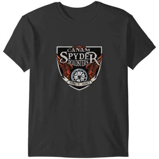 Discover Can Am Spyder Roadsters Biker Patch T-Shirts