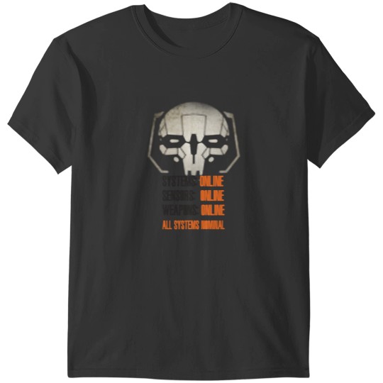 Discover MechWarrior ALL SYSTEMS NOMINAL T-Shirts