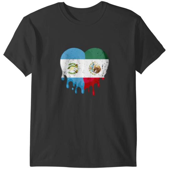 Discover guatemala mexico flag heart citizen grown patriot country t T-Shirts