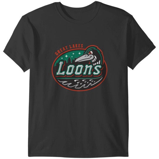 Discover The Great Lakes Loons Baseball Team T-Shirts