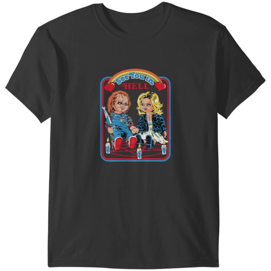 Discover Chucky & Tiffany - See You In Hell T-Shirts