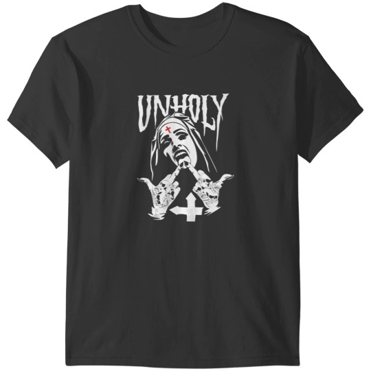 Discover Horror Unholy Nun Tank T-Shirts
