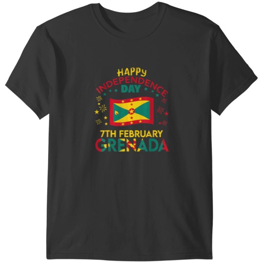 Discover Grenada 50th Independence Day Grenadian Pride Grenada Flag T-Shirts