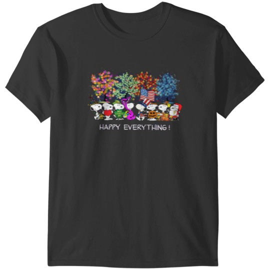 Discover Happy Everything Snoopy Charlie T-Shirts
