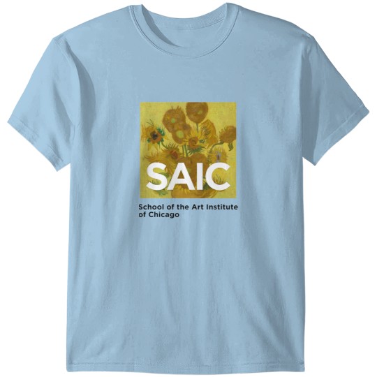 Discover SAIC School of the Art Institute Chicago Van Gogh Sunflowers T-Shirts