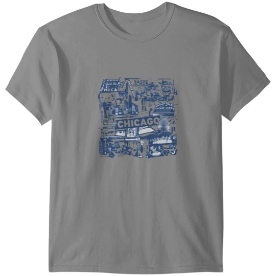 Discover Chicago Windy City Vacation T-Shirts
