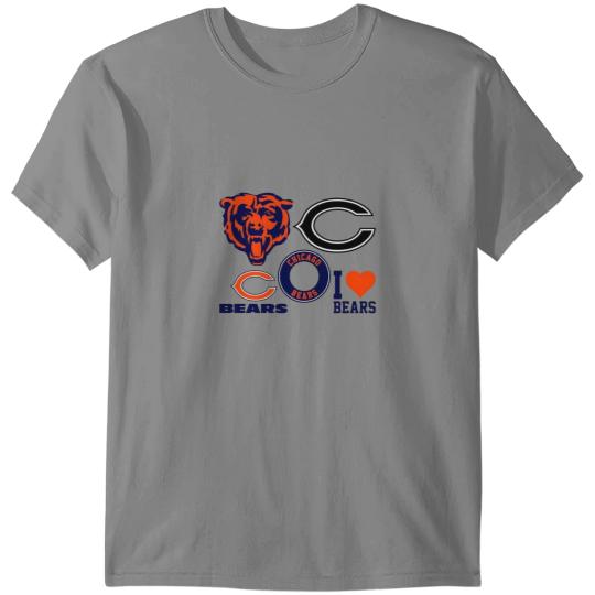Discover I Love Chicago Bears T-Shirts