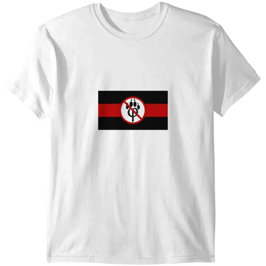 Discover Anti-furry flag Active Anti-furry flag Active T-Shirts