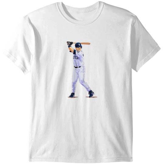 Discover Limited Baseball Art Edgar Martinez At Bat T-Shirts
