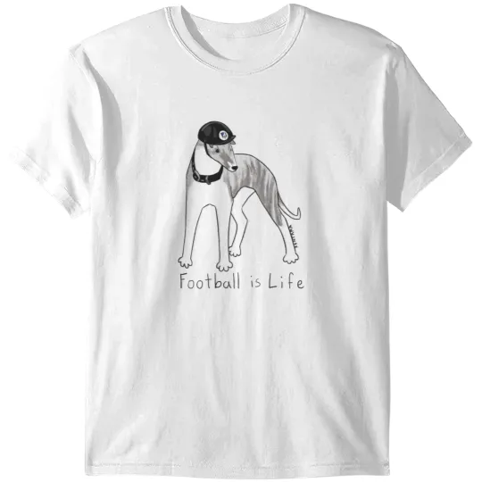 Discover Football is Life funny dog T-Shirts