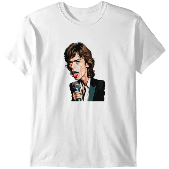 Discover Caricature of Mick Jagger T-Shirts