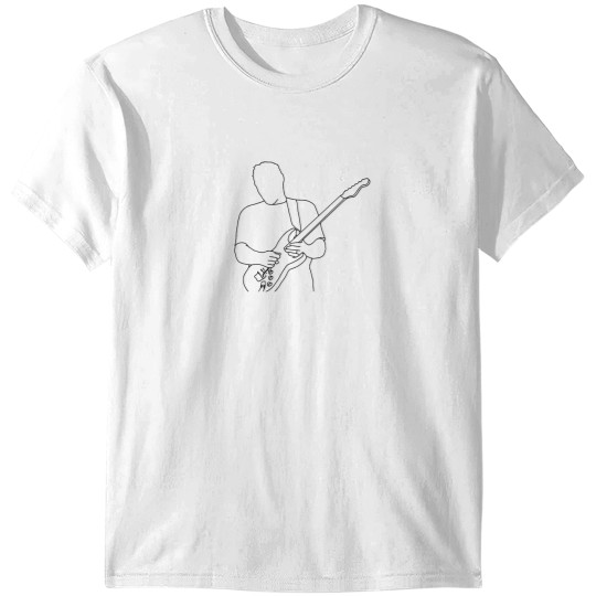Discover David Gilmour Minimalistic Design Black on White T-Shirts