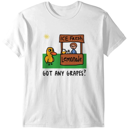 Discover The Duck Song Got Any Grapes T-Shirts