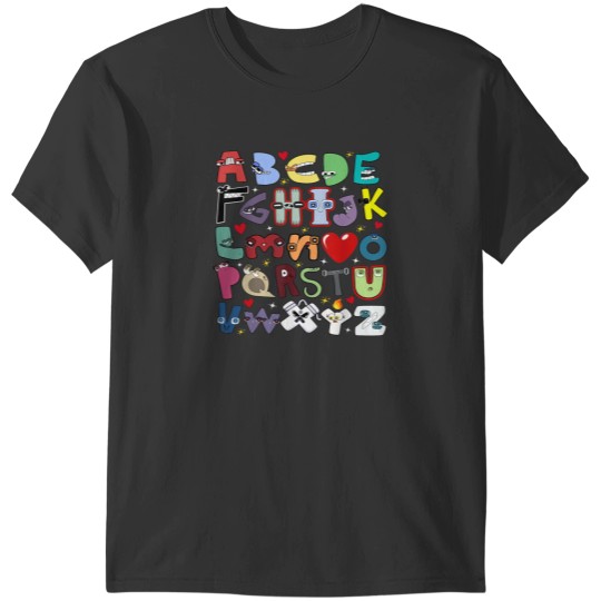 Discover Alphabet Lore A-Z Hi I Love You Letter for kids T-Shirts