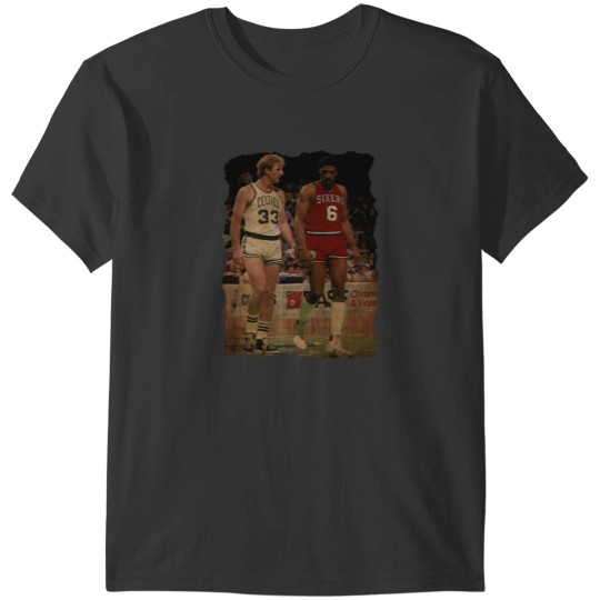 Discover Larry Bird and Julius Erving T-Shirts