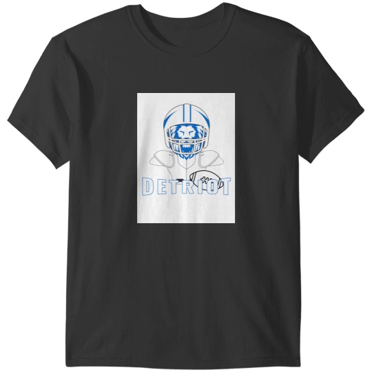 Discover Detriot football T-Shirts