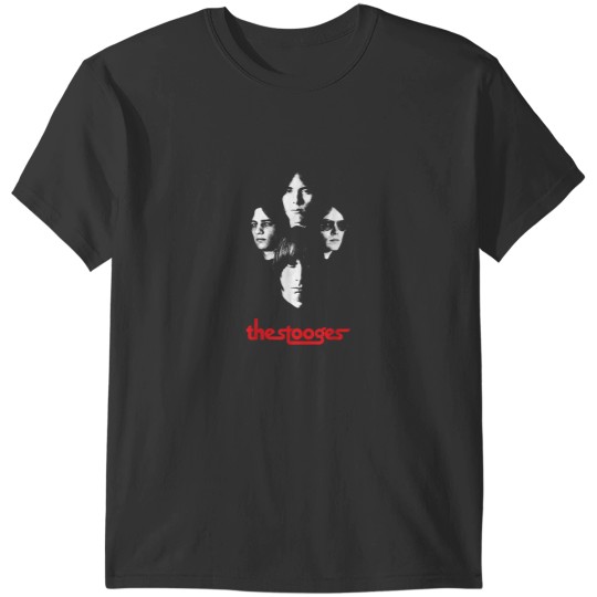 Discover Iggy and The Stooges 4 Faces Officially Licensed T-Shirts