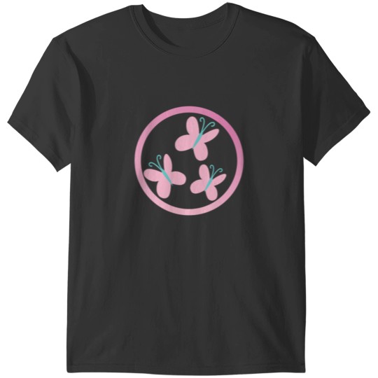Discover Fluttershy Cutie Mark (Bordered) T-Shirts