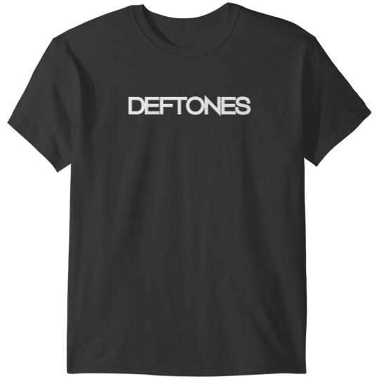 Discover Deftone Black White Logo T-Shirts