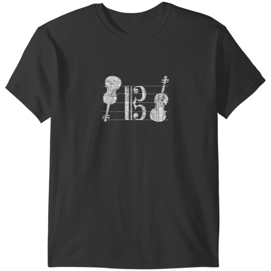 Discover Violas Alto Clef Viola Lover Violist T-Shirts