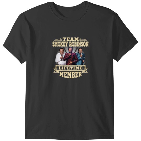 Discover TEAM Smokey music Robinson - LIFETIME MEMBER V-neck Woman T-Shirts
