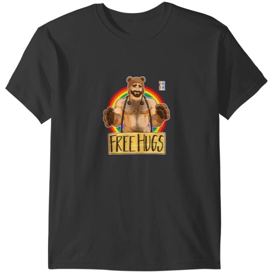 Discover Bobo Bear Adam Likes Hugs Pride T-Shirts