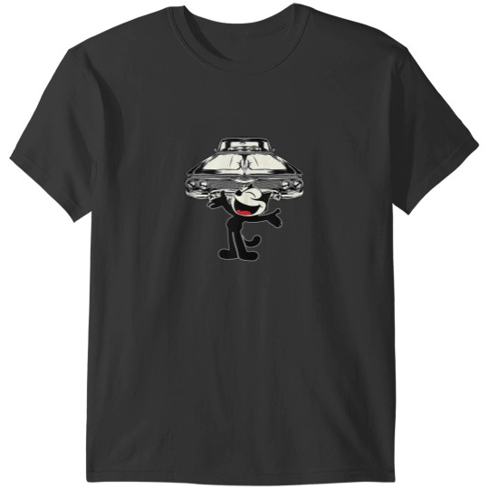 Discover Felix Cat Cartoon Giant Lowrider Car Club Design Mashup T-Shirts