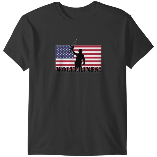 Discover Wolverines USA T-Shirts
