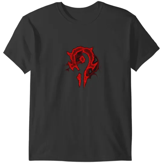 Discover Warcraft Logo Horde Saturated T-Shirts