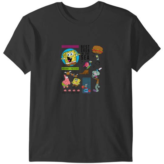 Discover Spongebobb Squarepants Krabby Patties Best Grub In The Sea T-Shirts