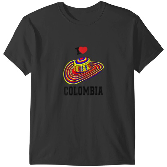 Discover I Love Colombia Sombrero Vueltiao  Colombia Hat Tipico 3169 T-Shirts