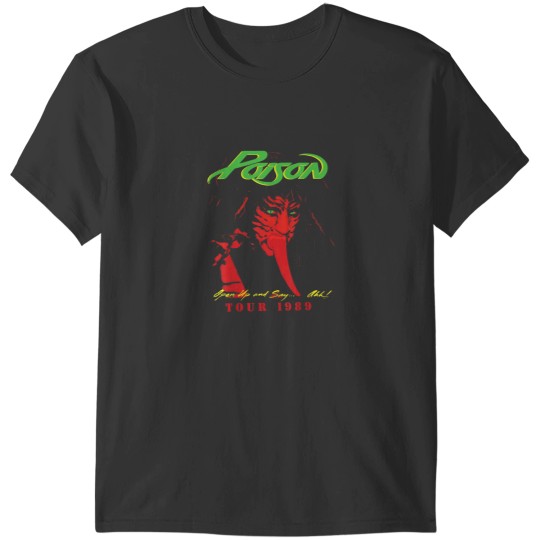Discover Poison Tour 1989 T-Shirts