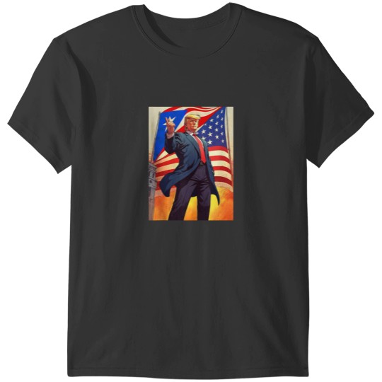 Discover Puerto Ricans for Trump 2024 Puertorriqueos Por Trump Flag T-Shirts