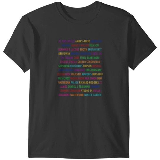 Discover Broadway Theatres T-Shirts