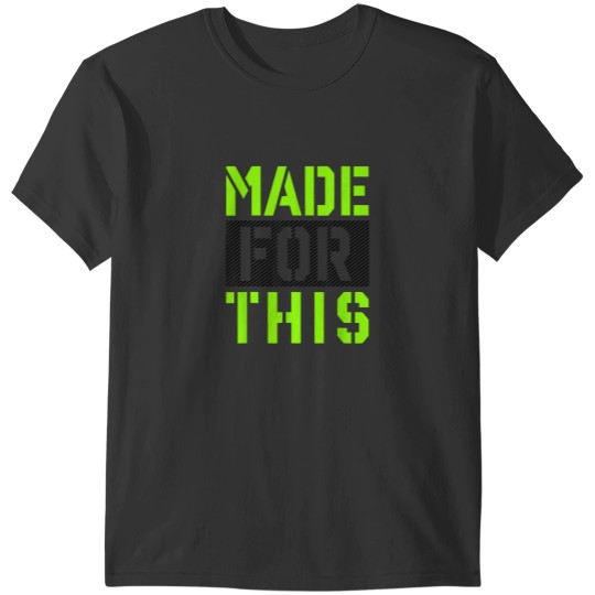 Discover Unique Design Athletic Neon Green Graphic Made For This T-Shirts